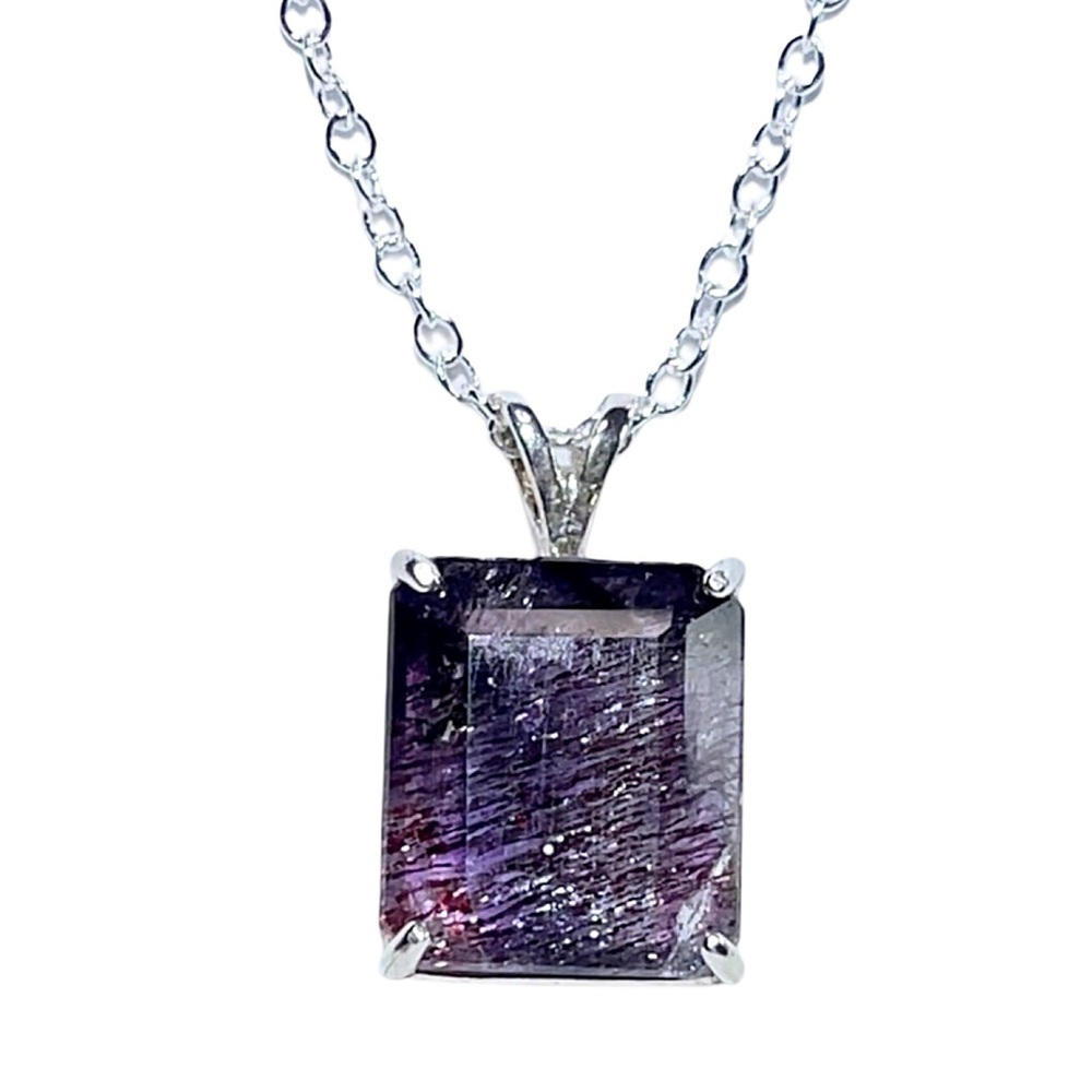 RARE Super Seven Melody Gemstone Charm Necklace